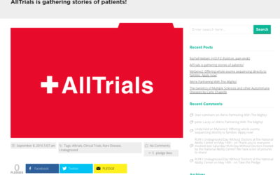 RUN: AllTrials USA call for patient stories