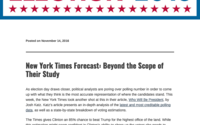 History of the Modern Presidency: New York Times Forecast: Beyond the Scope of Their Study