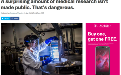 Vox: A surprising amount of medical research isn’t made public. That’s dangerous.